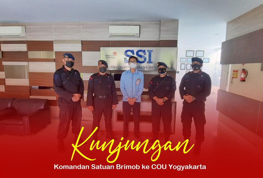 Kunjungan Komandan Satuan Brimob ke COU Yogyakarta